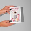 WBdesignz Card with Envelope - Workout Birthday Gym Birthday Cards