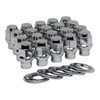 20 ET Bulge Conical Lug Nuts 1/2"-20 with Offset Washers