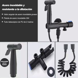 Grifo Para Inodoro Con Válvula Angular De Doble Salida
