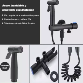 Grifo Para Inodoro Con Válvula Angular De Doble Salida