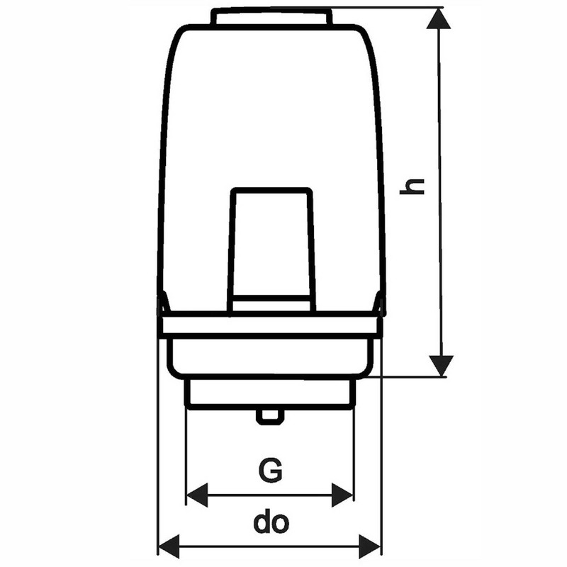 Uponor Vario Actuator NC MT 1W IP54 24 Volt (1141679)