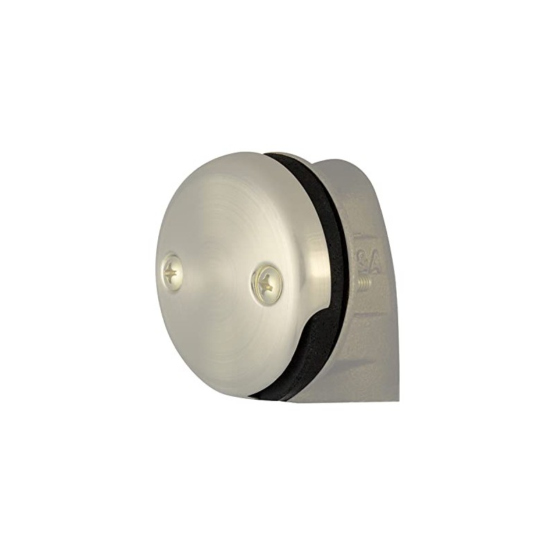 Bathtub Sponge Gasket Replacement for Overflow Plate, Rubber, Black