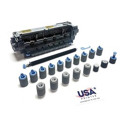 USA Printer F2G76A-DMK-USA (E6B67-67901 F2G76-67901) Deluxe Maintenance Kit for HP Laserjet M604 M605 M606 Includes RM2-6308 Fuser, Transfer Roller, & Tray 1-6 Roller Kit (110V)