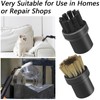 Steam Cleaner Attachments, 10 PCS Steam Cleaner Brush Head, Brass