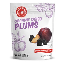 Made In Nature Organic Dried Plums, 13 Ounce (Pack of 1) – Vegan Snack, Non-GMO, Unsulfured, Gluten Free, Kosher