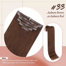 sunny hair Extensiones Cabello Auburn Marrón 14in 120gr