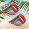 Sunbye 썬바이 자외선차단 썬캡 2p세트(레드) 햇빛차단 모자 Sunbay UV Protection Sun Cap 2-Piece Set (Red) Sunblock Hat