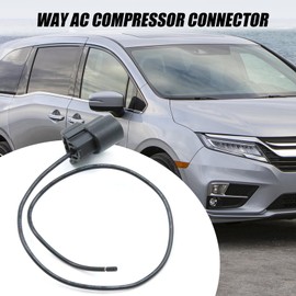 LIDSCURA 38810-5A2-A01 AC Compressor Connector, Robust AC Compressor Connector Pigtail Plug, Replacement for Honda Odyssey Accord 2008-2018 (1 Way)