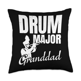 Drum Major Granddad Drum Major Costume Drum Major Baton Throw Pillow