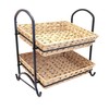 Lihou PapaQ Stackable Candy Display Rack with Rattan|Stackable Candy Organizer|Multi-Function
