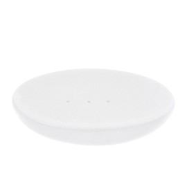 Healeved Ceramic Soap Dish White - Portable Soap Box for Bathroom and Kitchen, Soap Holder with Drain, Non-Slip and Easy to Clean, Ideal for Soaps, Jewellery and Keys