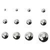 ZYsteelball (30pcs, 7/16") High-Precision Steel Ball 304 Stainless Steel Bearing
