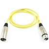 Adam Hall Cables K3MMF0100YEL Microphone Cable XLR Female to XLR