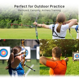FANOWZUO 20 Inch Archery Target for Backyard Practice, Straw Bow Target