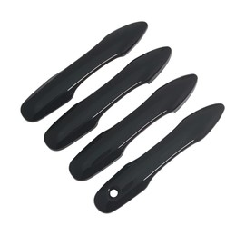 AOKIO Glossy Black Exterior Door Handle Cover Trim for Toyota Camry Accessories 2018 2019 2020 2021 2022 2023 2024 2025 Without Smart Keyhole