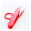 jojofuny 12pcs Multi-use High Carbon Steel Scissors Handle Yarn Cutters