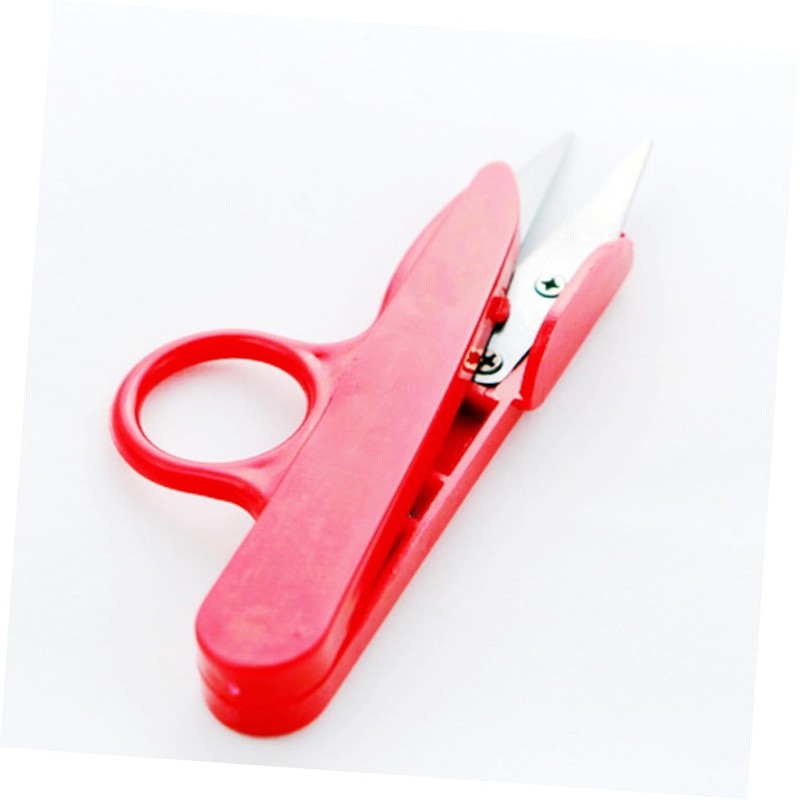 jojofuny 12pcs Multi-use High Carbon Steel Scissors Handle Yarn Cutters