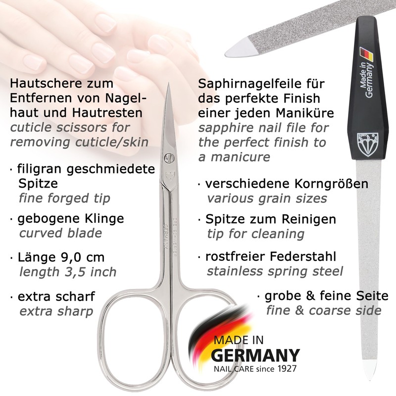 3 Swords Germany - brand quality 5 piece manicure pedicure