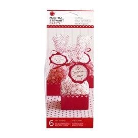 Martha Stewart Holidays Valentine Mini Cello and Tray Treat Bags -- New Package