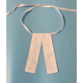 BLESSI White Barrister Band Court Collar Lawyer Tab Tie Clergy Preaching Neckwear Collar, White, One Size