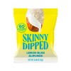 SkinnyDipped Lemon Bliss Almonds, Mini Snack Packs, Chocolate Covered Almonds,