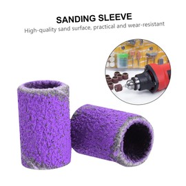 Vaguelly 100Pcs Nail Sanding Bands for Nail Drill Grits Polishing Supplies Nail Grinding Heads for Home Salon Use Durable Resistant