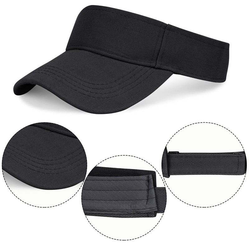 jerbro Unisex Visor Cap Sun Hat Golf Tennis Cap with