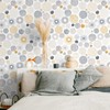 VEELIKE Boho Circle Geometric Wallpaper Abstract Geometric Peel and Stick