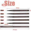 Bestgle 5 Pieces Thin Nail Design Brush Nail Liner Brush