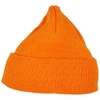 Heavy Knit Beanie Winter Hat, orange