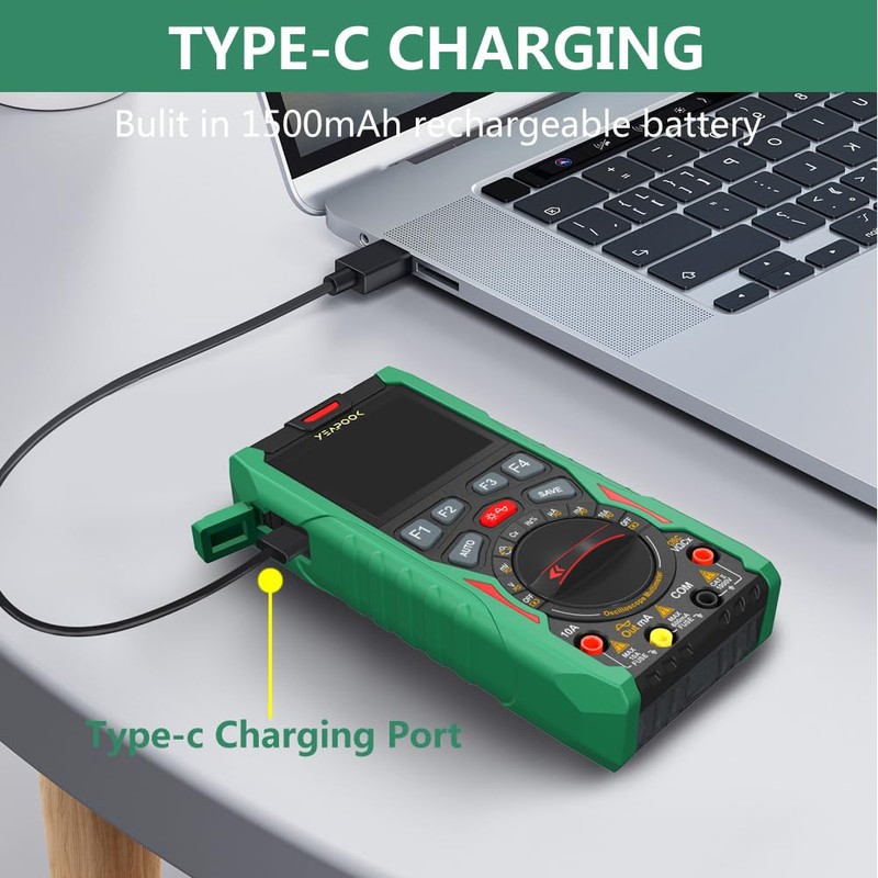 YEAPOOK 3 in 1 Handheld Digital Oscilloscope Multimeter Portable Oscilloscopes,