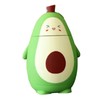 Cartoon Avocado Glass Bottle Double Layer Water Cup Portable Cute