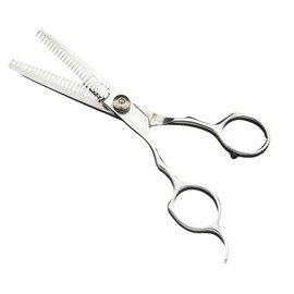 Beavorty Double Teeth Hair Cutting Scissors Professional Hairdressing Shears for Barbers Home Use Durable Styling Tools for Men Women