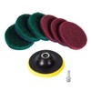 4 Inch Drill Power Brush Tile Scrubber Scouring Pads Cleaning