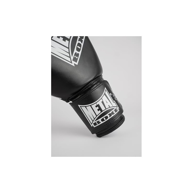 METAL BOXE Boxing Gloves black black Size:6 oz