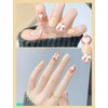 LEISURE CLUB Nail Pearl, Semi-Round Pearl, 6 Sizes, Half Round,