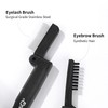 MSQ Folding Eyelash Comb Stainless Steel Teeth Eyebrow Comb Eye