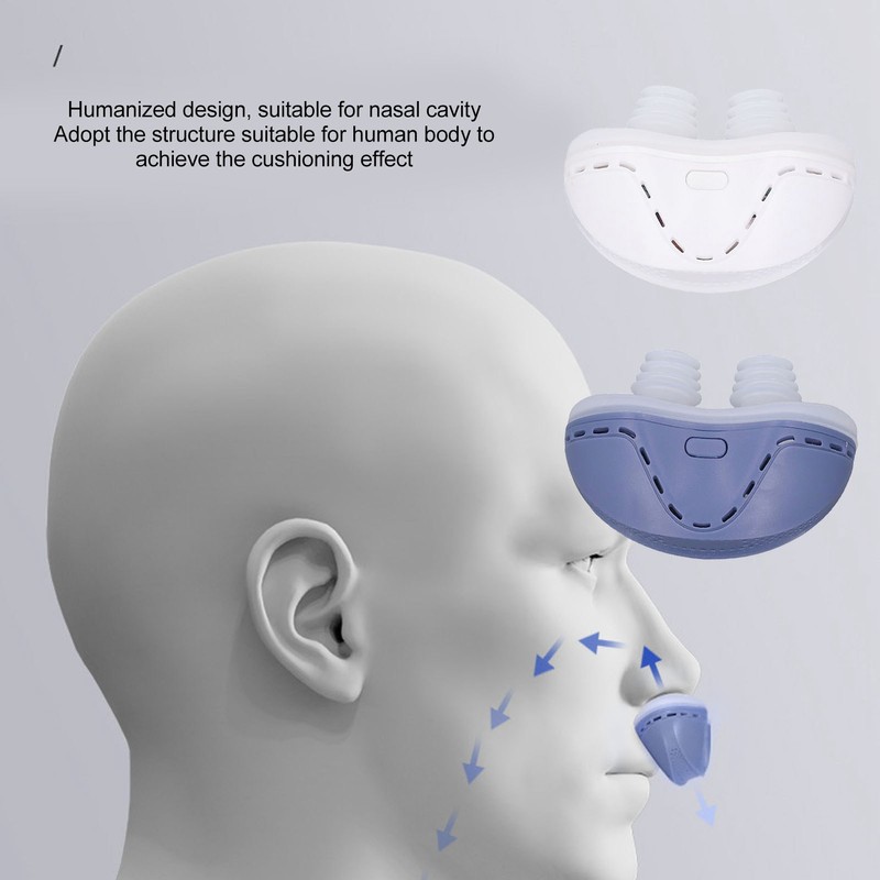 Electric Prevent Snoring Device Easy Breathing Improve Sleep Quality Ergonomic