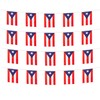 FFILL Puerto ricans Banner Flag String,Puerto Rico Mini Flag Small
