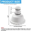 NUHFUFA Vacuum Adapter RP/RX Skimmer Attachment Compatible with Summer Waves