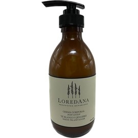 LOREDANA | Crema Corporal Té Blanco Y Jengibre | Ayuda A Hidratar, Humectar Y Refrescar La Piel | Protege La Piel De Agresiones Del Medio Ambiente | Libre De Parabenos Y Sulfatos (250 ml)