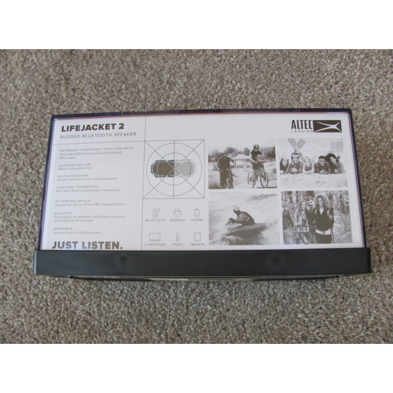 Altec Lansing New Altec Lansing IMW577 Lifejacket 2 Waterproof Bluetooth