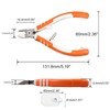 SPEEDWOX Precision Side Cutting Pliers 5" Wire Flush Cutter Ultra