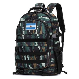 3Pcs Argentina Argentinians Flag Patch 2x3 Inch, Hook Loop Tactical Embroidered Armband Country Flag Patches for Backpack Hat Vest Jacket.