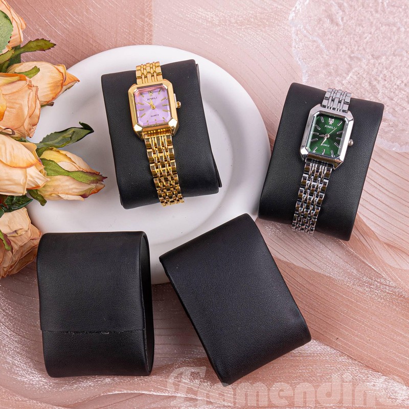 Framendino, 6 Pack Watch Display Pillows PU Leather for Bracelet