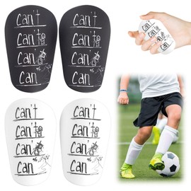 UOY Football Shin Pads, 2 Pairs Football Children's Shin Pads for Children and Men, Mini Shin Pads, Football Mini Leg Protection for Adults, Children, Gift