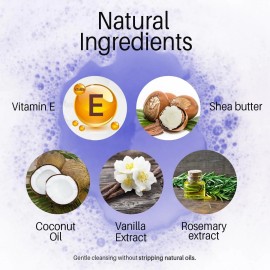 MYSTÉRE BEAUTÉ Caviar Collagen Keratin Biotin Anti‑Frizz Shampoo 16 fl oz, Color‑Safe Hair Care