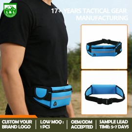 Outdoor Sports Running Jogging Waist Bag Waterproof Phone Waist Belt Pack Fitness Elastic Fanny Pack for Phonecolor: LT20360 BLUE