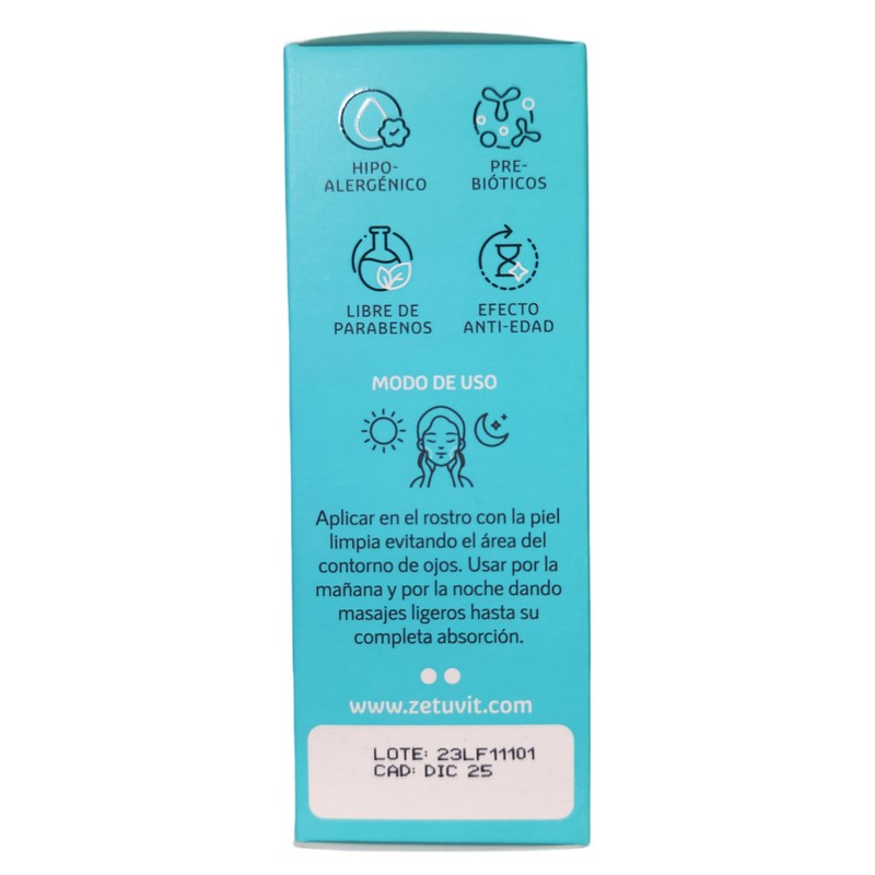 Zetuvit Booster con Prebióticos y Té Verde, Protector de Flora