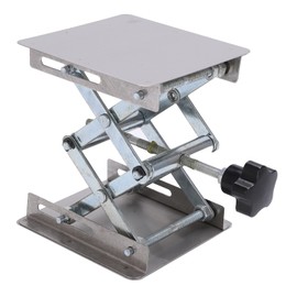 Small Stainless Steel Lifting Platform Manual Miniature Lift Stand Table for RC Cars